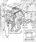 Подгруппа 6700. Кабина трактора. Крылья задние