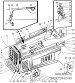 Подгруппа 8401, 8402. Облицовка радиатора. Капот (для трактора 
