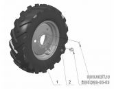Подгруппа 3107. Колеса задние ведущие (Для тракторов 