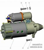 Подгруппа 3708. Установка стартера