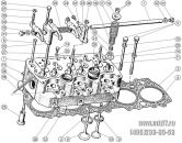 Подгруппа 1003. 1007. Головка цилиндров. Клапаны и толкатели клапанов