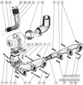 Подгруппа 1008. Установка турбокомпрессора