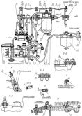 Подгруппа 1104, 1111. Установка топливной аппаратуры (для двигателя Д-243С с топливным насосом пр-ва ОАО 