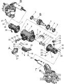Подгруппа 2300. Передний ведущий мост в сборе (для тракторов "БЕЛАРУС-82.1/82У/82Р")